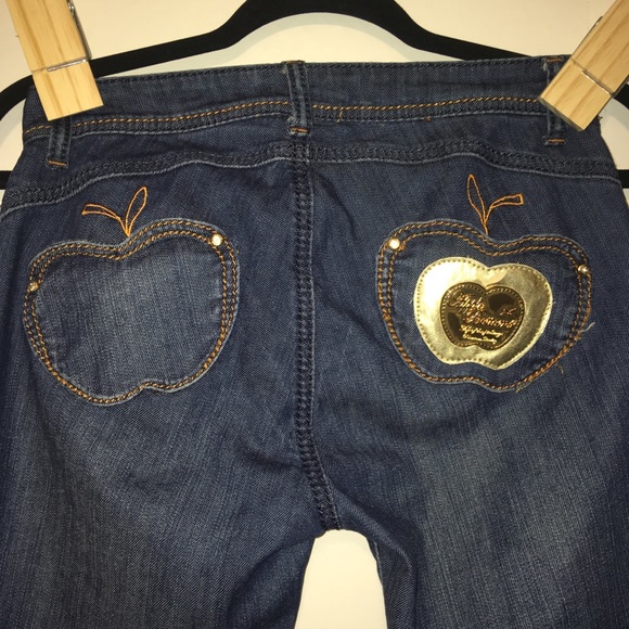 straight leg apple bottoms jeans